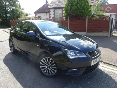 Used Seat Ibiza CONNECT 90 HP (66 kW) 2016 Black Hatchback