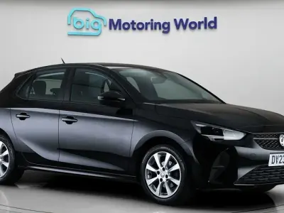 Used Vauxhall Corsa Design Edition 75 HP (55 kW) 2023 Black Hatchback