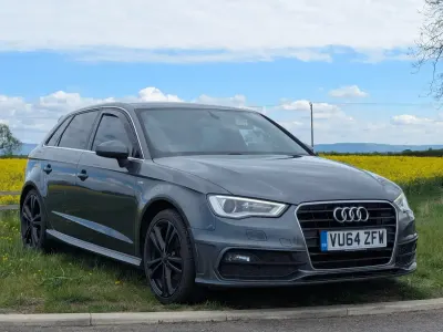 Used Audi A3 S-Line 2014 Grey Hatchback