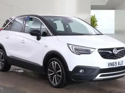 Used Vauxhall Crossland X Elite 110 HP (80 kW) 2019 White SUV