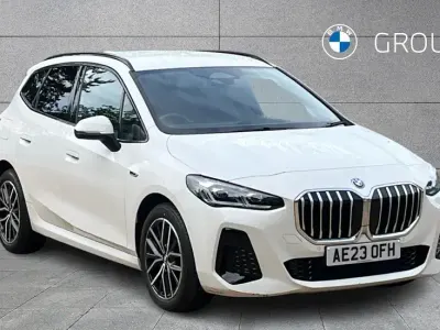 Used BMW 225 Active Tourer M Sport 242 HP (177 kW) 2023 White MPV