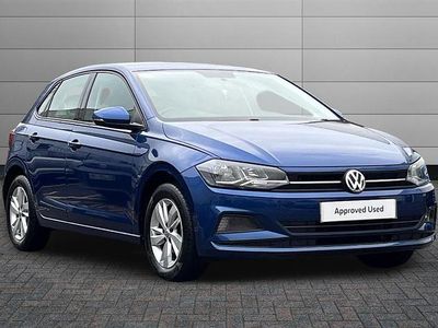 Blue Used 2018 VW Polo SE Hatchback | £13,595 (Fair price)