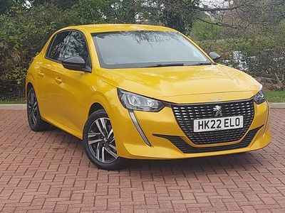 Used Peugeot 208 Allure Premium 100 HP (73 kW) 2022 Yellow Hatchback