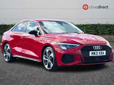Used Audi A3 Advanced 150 HP (110 kW) 2021 Red Sedan
