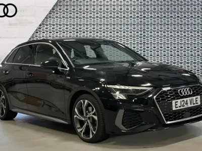 Used Audi A3 S-Line 150 HP (110 kW) 2024 Black