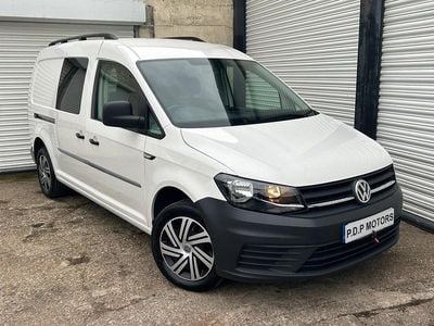 White Used 2018 VW Caddy Maxi MPV | £12,995 (A bit pricey)