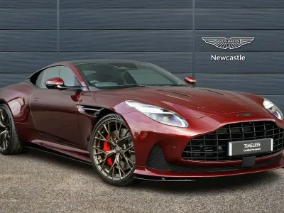 New Aston Martin V8 680 HP (500 kW) 2026 Red Coupe