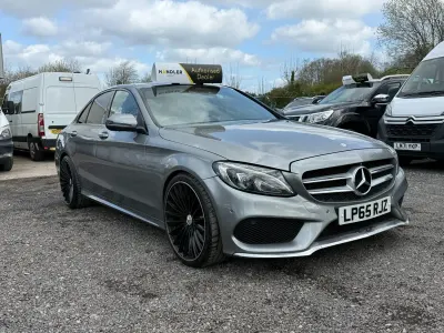 Usado Mercedes C200 AMG Line Premium Plus 2015 Prateado Sedan