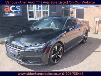Used Audi TT Black Edition 180 HP (132 kW) 2017 Black Coupe