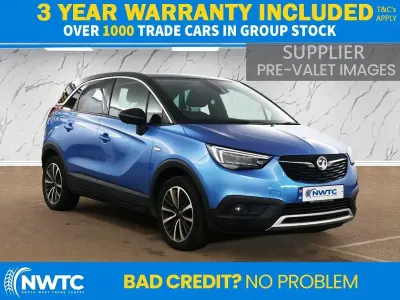 Used Vauxhall Crossland X Elite 110 HP (80 kW) 2019 Blue SUV