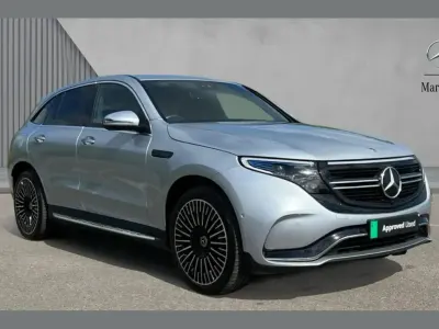 Used Mercedes EQC400 AMG Line Premium 300 kW (408 HP) 2023 Metallic paint hightech silver SUV