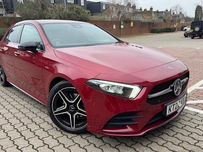 Used Mercedes A180 AMG line 136 HP (100 kW) 2022 Red Hatchback