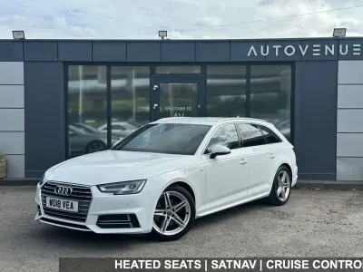 Used Audi A4 S-Line 150 HP (110 kW) 2018 White Estate