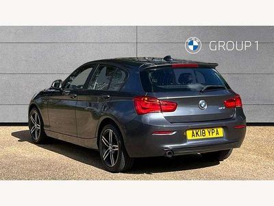 Used BMW 118 Sport Line 136 HP (100 kW) 2018 Grey Hatchback