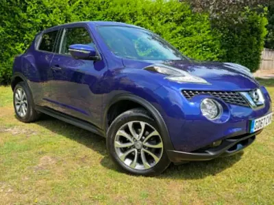 Used Nissan Juke Tekna 117 HP (86 kW) 2017 Blue SUV