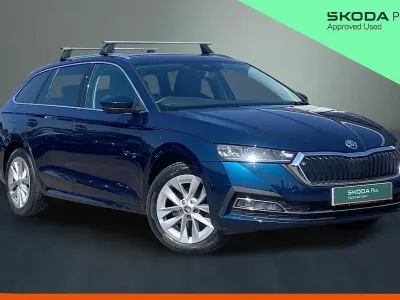 Used Skoda Octavia SE L 147 HP (108 kW) 2023 Petrol blue metallic Estate