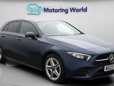 Used Mercedes A250 AMG Line Premium 218 HP (160 kW) 2022 Blue Hatchback