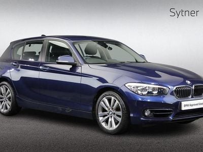 Used BMW 118 Sport Line 134 HP (98 kW) 2019 Blue Hatchback
