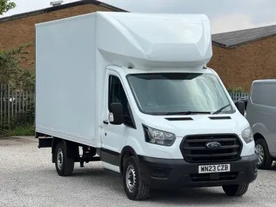 Used Ford Transit 130 HP (95 kW) 2023 White Cabriolet