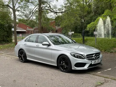 Used Mercedes C220 AMG line 2016 Silver Sedan