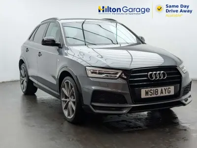 Used Audi Q3 Black Edition 150 HP (110 kW) 2018 Grey SUV