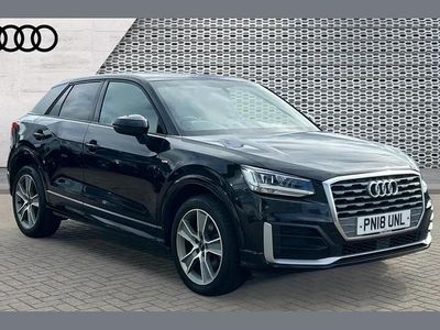 Used Audi Q2 S-Line 116 HP (85 kW) 2018 Mythos black, metallic SUV
