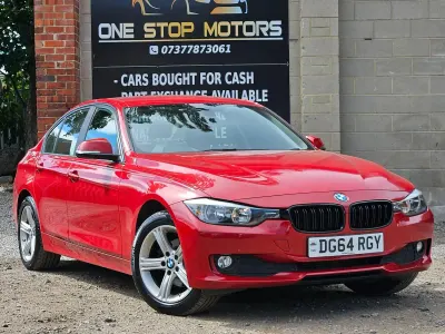Used BMW 318 Impressive 2014 Red Sedan