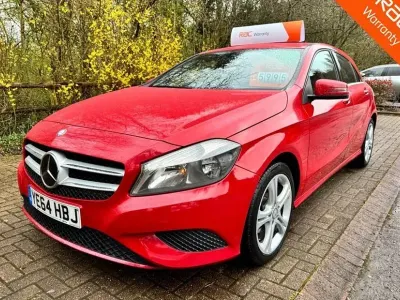 Used Mercedes A180 109 HP (80 kW) 2014 Red Hatchback