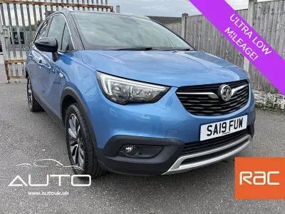 Used Vauxhall Crossland X Elite 81 HP (59 kW) 2019 Blue SUV
