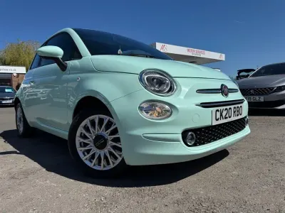 Used Fiat 500 Lounge 70 HP (51 kW) 2020 Green Hatchback