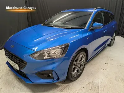 Used Ford Focus ST-Line 155 HP (114 kW) 2021 Blue Estate