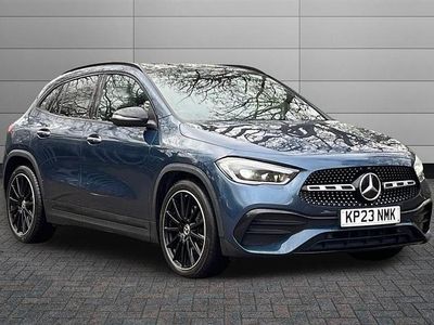 Used Mercedes GLA200 AMG Line Premium Plus 163 HP (119 kW) 2023 Denim blue SUV