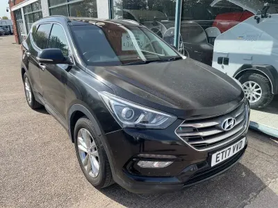 Used Hyundai Santa Fe Premium 200 HP (147 kW) 2017 Black SUV