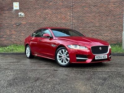 Red Used 2017 Jaguar XF R-Sport Sedan | £9,895 (Fair price)