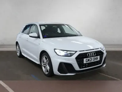 Used Audi A1 Sportback S-Line 110 HP (80 kW) 2021 White Hatchback