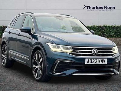 Used VW Tiguan R-line 150 HP (110 kW) 2022 Blue SUV