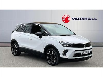 Used Vauxhall Crossland Elite 110 HP (80 kW) 2021 White SUV