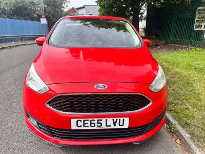 Used Ford C-MAX Zetec 120 HP (88 kW) 2015 Red MPV
