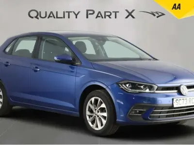 Used VW Polo Style 95 HP (69 kW) 2024 Blue Hatchback