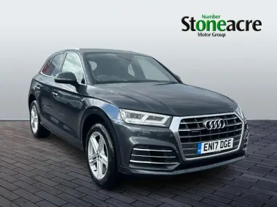 Begagnad Audi Q5 S-Line 252 HK (185 kW) 2017 Grå SUV