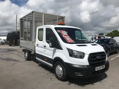 Used Ford Transit 130 HP (95 kW) 2020 White Cabriolet