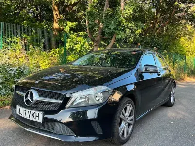 Used Mercedes A180 109 HP (80 kW) 2017 Black Hatchback