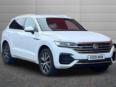 Used VW Touareg R-line 286 HP (210 kW) 2019 Pure white SUV