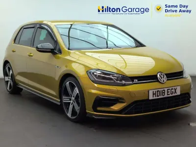 Used VW Golf VII R 310 HP (228 kW) 2018 Yellow Hatchback