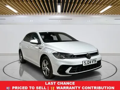 Used VW Polo R-line 95 HP (69 kW) 2024 White Hatchback