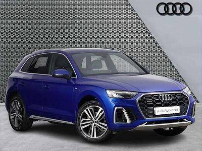 Used Audi Q5 S-Line 200 HP (147 kW) 2022 Blue SUV