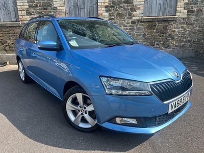 Used Skoda Fabia SE L 110 HP (80 kW) 2019 Blue Hatchback