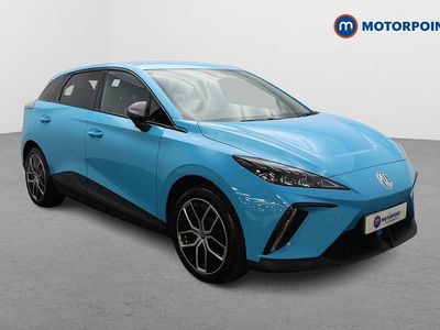 Begagnad MG MG4 EV Trophy 319 kW (435 HK) 2023 Blå Halvkombi