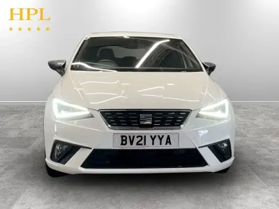 Used Seat Ibiza XCELLENCE Lux 95 HP (69 kW) 2021 White Hatchback