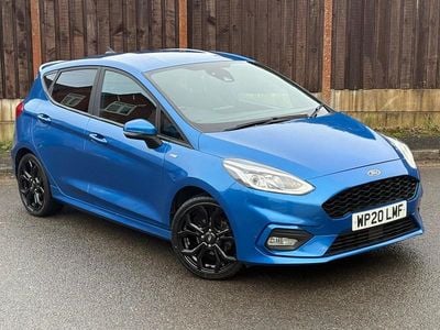 Used Ford Fiesta ST-Line 125 HP (91 kW) 2020 Blue Hatchback